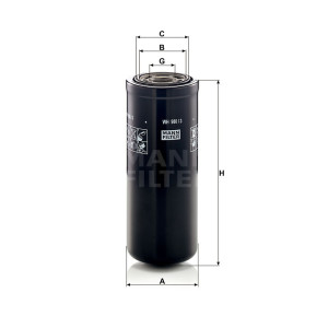 Фильтр масляный MANN-FILTER WH 980/3